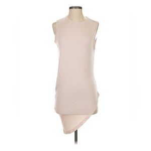 Athleta Asymmetrical Sleeveless Dress in Soft Cream